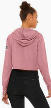 Load image into Gallery viewer, Women BmadeFit Light Weight Crop Top Hoddie